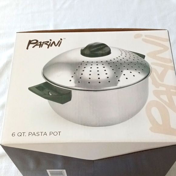 Parini 6Qt. Stainless steel Pasta pot - Picture 1 of 3
